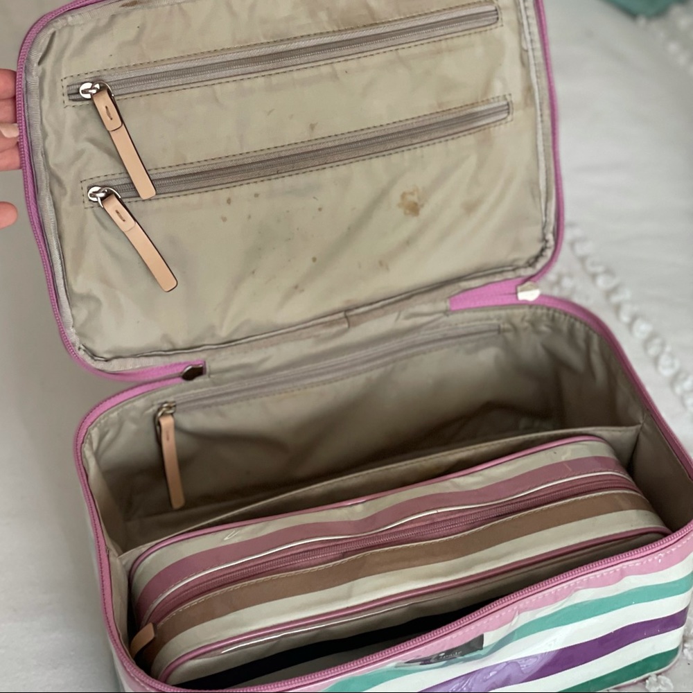 Kate Spade Travel Cosmetic Set Vanity Kit / Train C… Gem